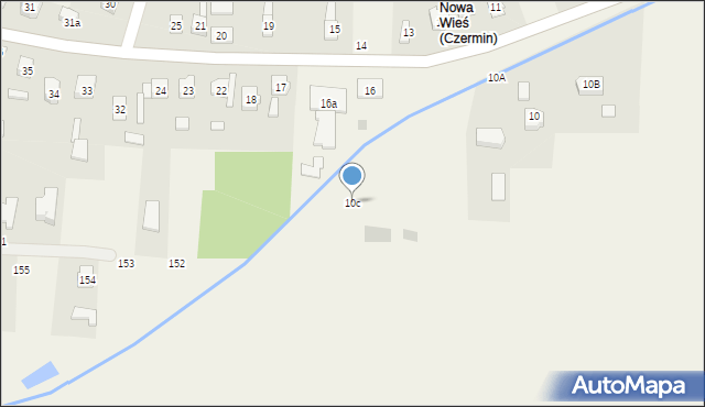 Czermin, Czermin, 10c, mapa Czermin