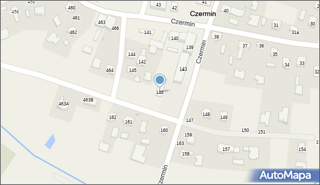 Czermin, Czermin, 146, mapa Czermin