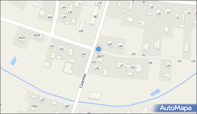 Czermin, Czermin, 159, mapa Czermin