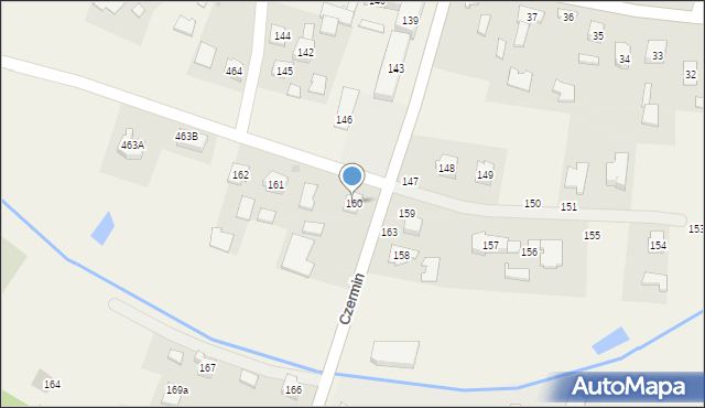 Czermin, Czermin, 160, mapa Czermin
