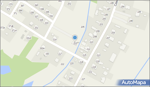 Czermin, Czermin, 211, mapa Czermin