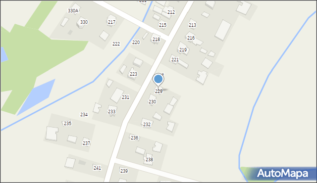 Czermin, Czermin, 229, mapa Czermin