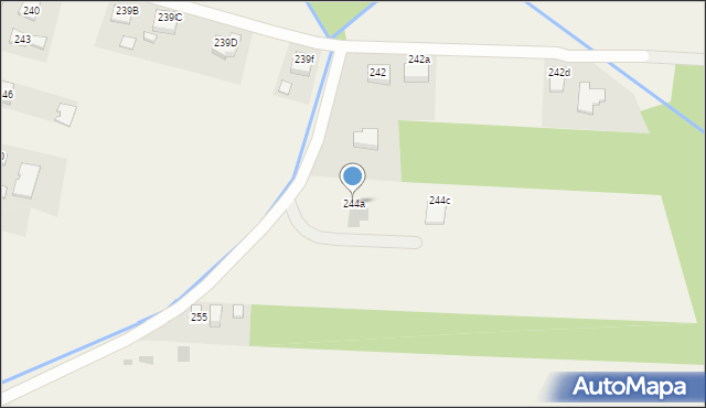Czermin, Czermin, 244a, mapa Czermin
