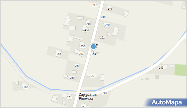 Czermin, Czermin, 254, mapa Czermin