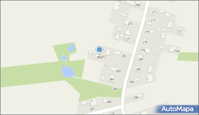 Czermin, Czermin, 281a, mapa Czermin