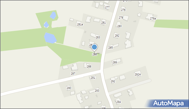 Czermin, Czermin, 286, mapa Czermin