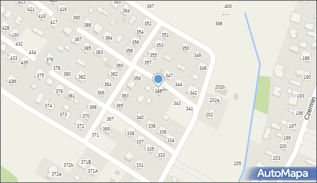 Czermin, Czermin, 346, mapa Czermin