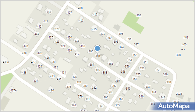 Czermin, Czermin, 388, mapa Czermin