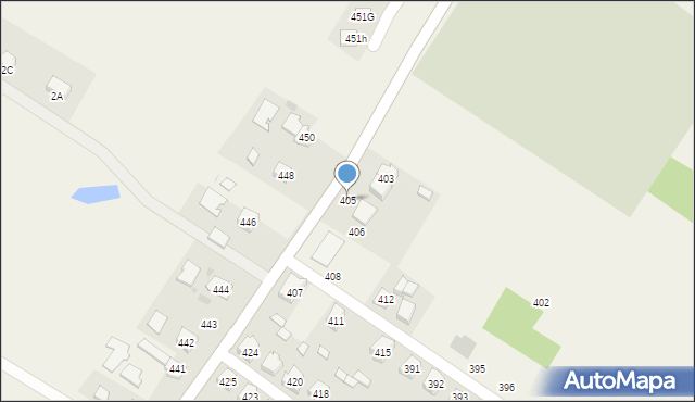 Czermin, Czermin, 405, mapa Czermin