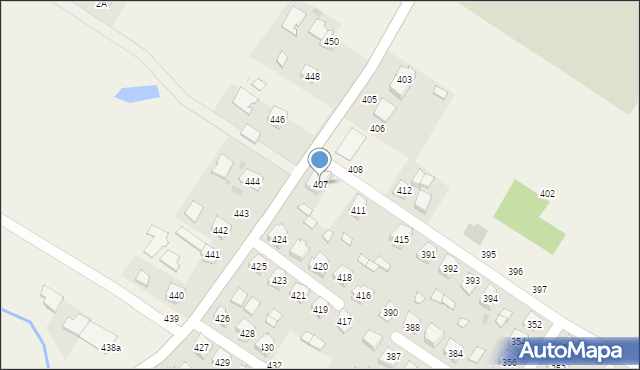 Czermin, Czermin, 407, mapa Czermin