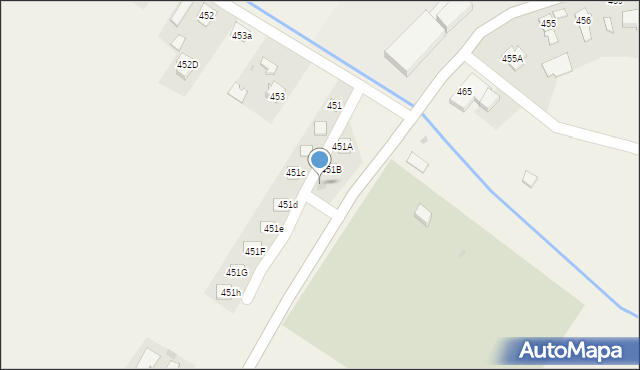 Czermin, Czermin, 451i, mapa Czermin