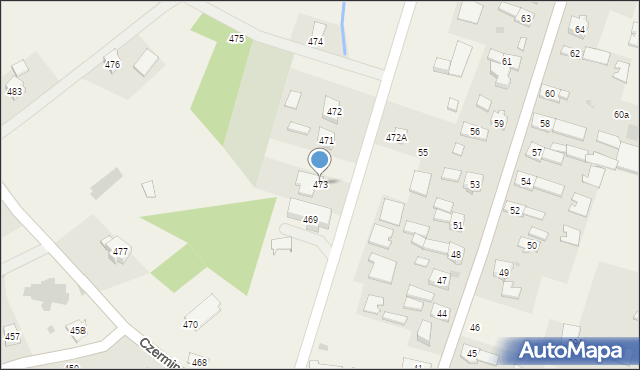 Czermin, Czermin, 473, mapa Czermin