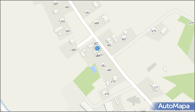 Czermin, Czermin, 486, mapa Czermin