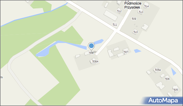 Czermin, Czermin, 508, mapa Czermin
