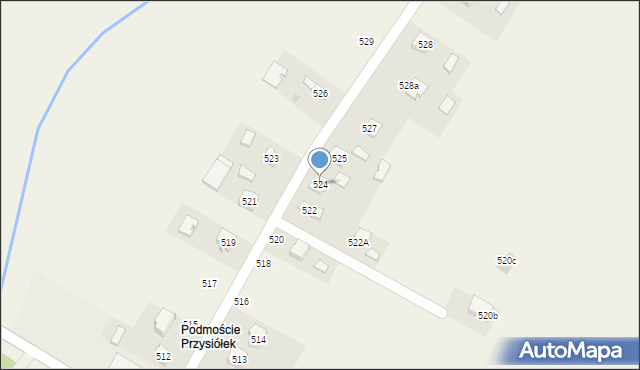 Czermin, Czermin, 524, mapa Czermin