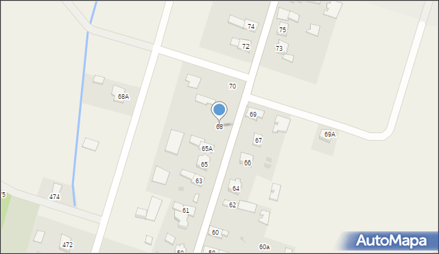 Czermin, Czermin, 68, mapa Czermin