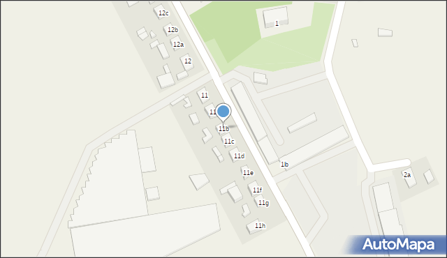 Czermin, Czermin, 11b, mapa Czermin