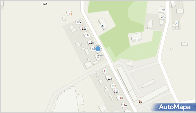 Czermin, Czermin, 12, mapa Czermin