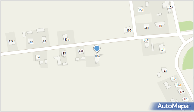 Czermin, Czermin, 84a, mapa Czermin