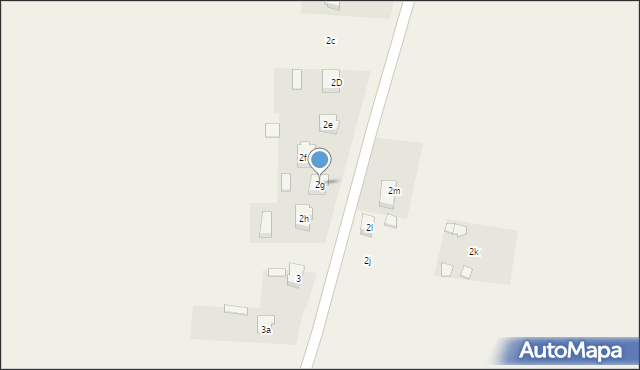 Czerminek, Czerminek, 2g, mapa Czerminek