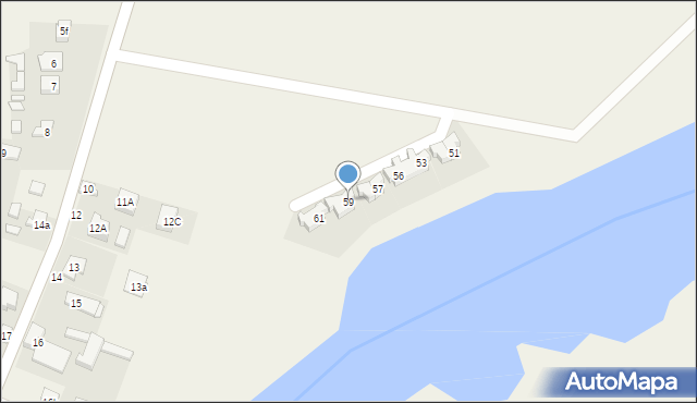 Czerminek, Czerminek, 59, mapa Czerminek