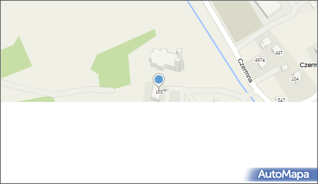 Czermna, Czermna, 101, mapa Czermna