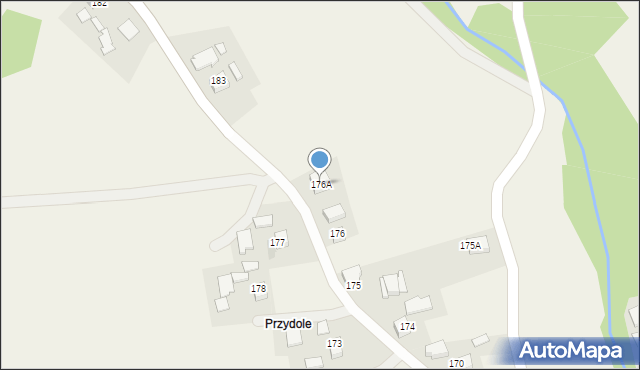 Czermna, Czermna, 176A, mapa Czermna
