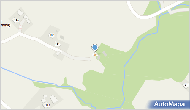 Czermna, Czermna, 383, mapa Czermna