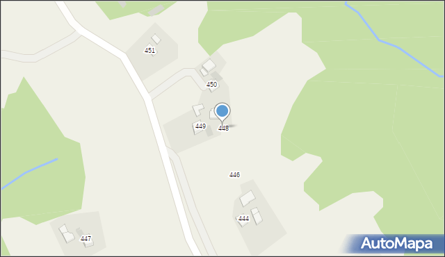 Czermna, Czermna, 448, mapa Czermna