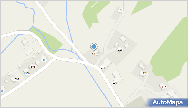 Czermna, Czermna, 539, mapa Czermna