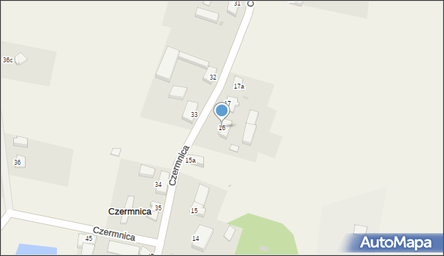 Czermnica, Czermnica, 16, mapa Czermnica