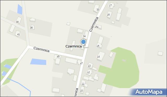 Czermnica, Czermnica, 35a, mapa Czermnica