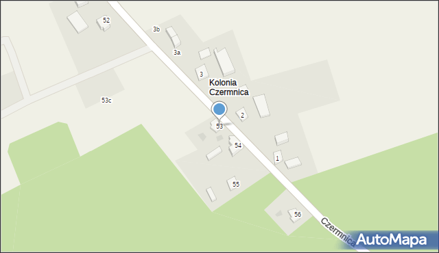 Czermnica, Czermnica, 53, mapa Czermnica