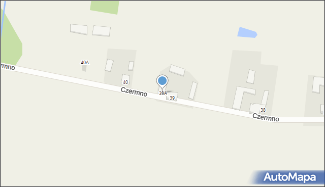 Czermno, Czermno, 39A, mapa Czermno