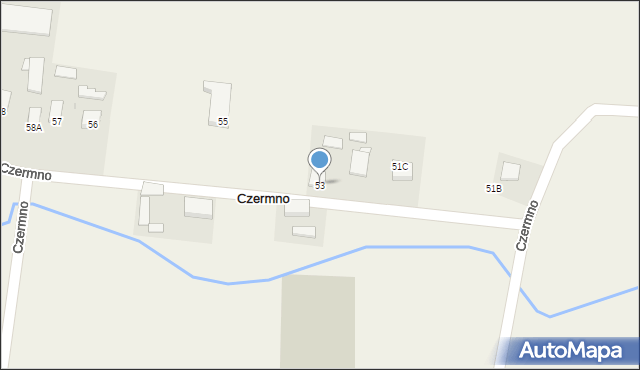 Czermno, Czermno, 53, mapa Czermno