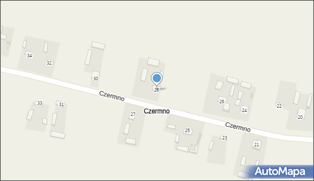 Czermno, Czermno, 28, mapa Czermno