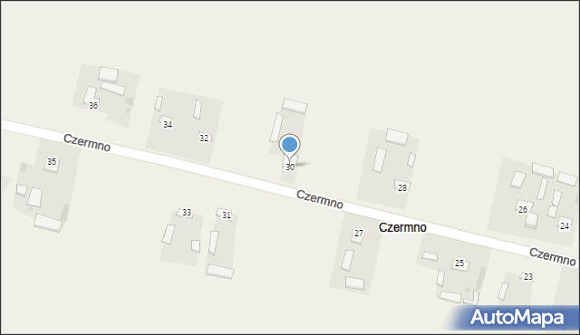 Czermno, Czermno, 30, mapa Czermno