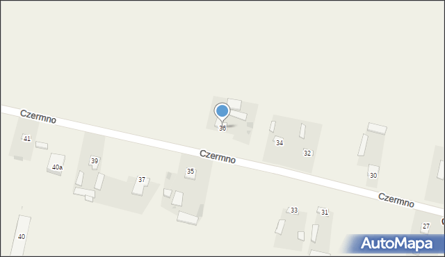 Czermno, Czermno, 36, mapa Czermno