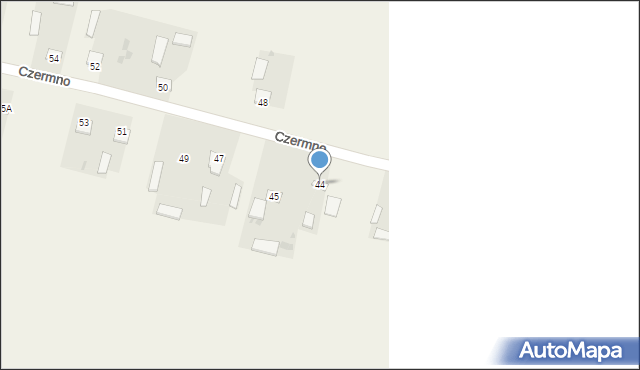 Czermno, Czermno, 44, mapa Czermno