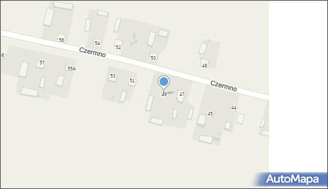 Czermno, Czermno, 49, mapa Czermno