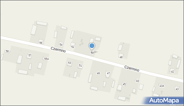 Czermno, Czermno, 50, mapa Czermno