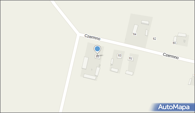 Czermno, Czermno, 65, mapa Czermno