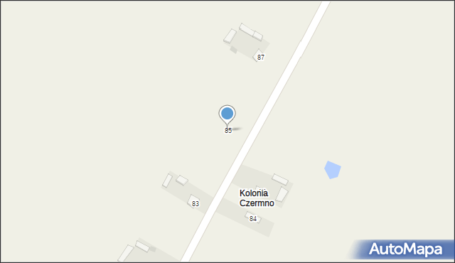 Czermno, Czermno, 85, mapa Czermno