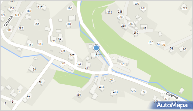 Czerna, Czerna, 101, mapa Czerna