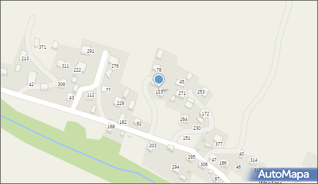 Czerna, Czerna, 113, mapa Czerna