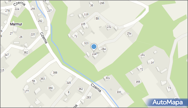 Czerna, Czerna, 114, mapa Czerna