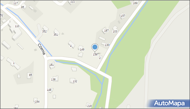 Czerna, Czerna, 134, mapa Czerna