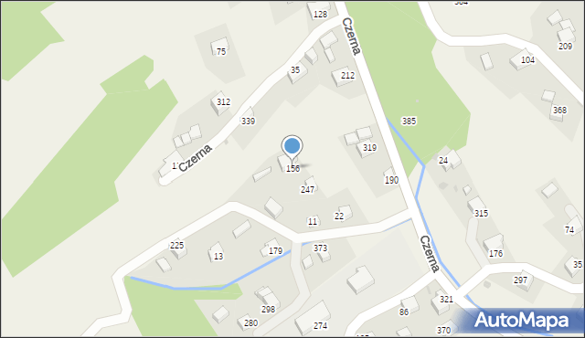 Czerna, Czerna, 156, mapa Czerna