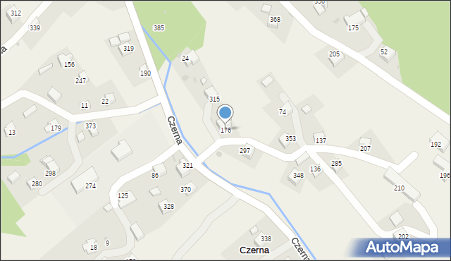 Czerna, Czerna, 176, mapa Czerna
