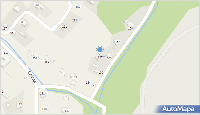 Czerna, Czerna, 187, mapa Czerna